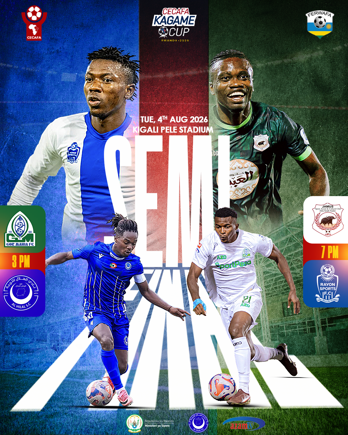 CECAFA Kagame Cup 2026: Semi-Final Line-Up Confirmed as Tournament Enters Knockout Stage